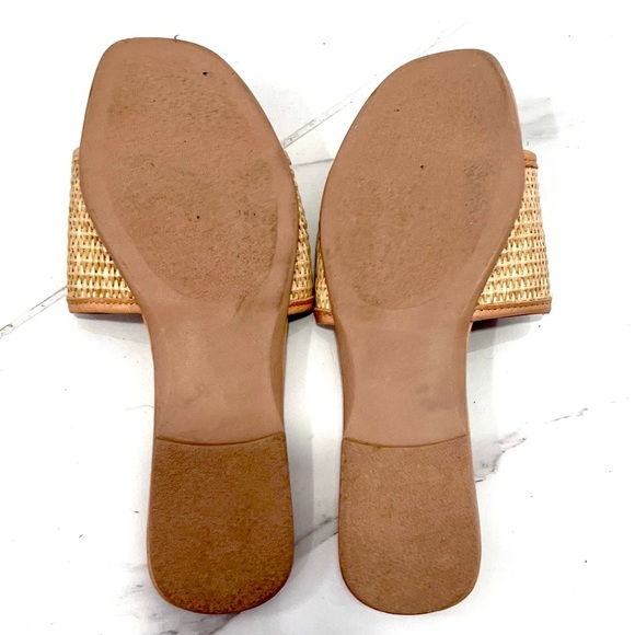 Mila Paoli Beige Flats with Woven Texture 8 - Picture 2 of 6